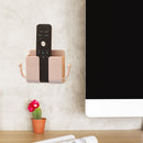 Adhesive Remote Control Mobile Phone Charging Plug Organizer Rack (Pink) Newly