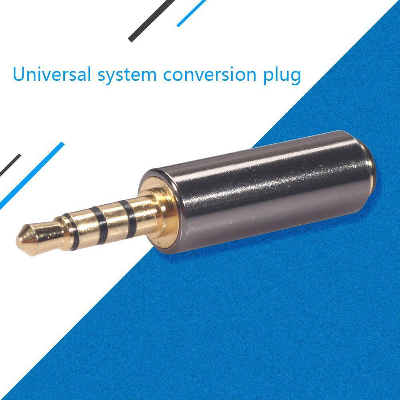 3.5mm Male to Female M/F Stereo Audio Plug CTIA to OMTP Headphone Adapter  Newly