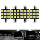 Canbus 40MM COB Dome Lamp Festoon Light C5W Car LED Reading Bulbs For 4Pcs