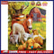 Horse Sheep Dog Oil Paint By Numbers Kit DIY Acrylic Painting on Canvas (B1472)