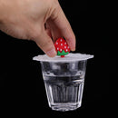 Reusable Silicone Cup Cover Heat Resistant Sealed Leakproof Cups Lid (F)