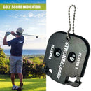 Portable Small Black Golf Scorer Counter Stroke Shot S2V8 With Keychain H5Y2