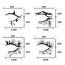 2021 Beauty Eye Stickers Temporary Halloween Witch Tattoo P0H5 Eye U9Z9 W2U2