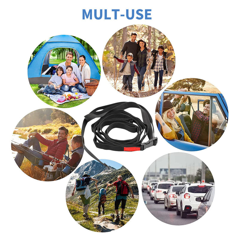 Outdoor Camping Lanyard Hanger 6.5ft Hanging Rope for Bags Lantern Lamp