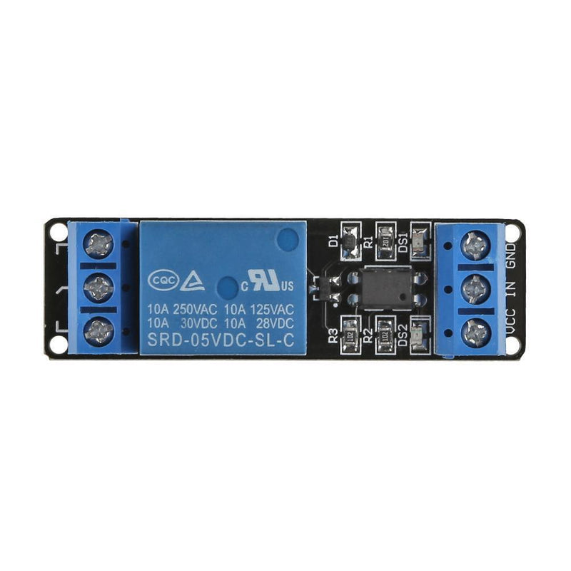 5V 1 Channel Relay Module Board Low Level Trigger w/Optocoupler Isolation