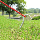 4pcs Ground Nail Aluminum Alloy Tent Stake with Hooks for Hammock Awning Canopy