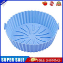 Silicone Air Fryer Tray Safety Reusable for Oven Microwave Cake Mould (Blue