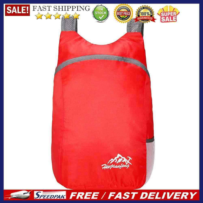 Outdoor Unisex Folding Rucksack Lightweight Waterproof Sports Travel Backpa