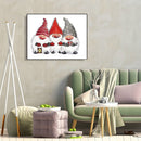 Full Drill Round Rhinestone Christmas Gnome Goblin DIY 5D Mosaic Painting K