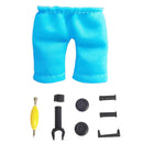 Kids Mini Alloy Finger Scooter Set w/ Pants Wheel Interactive Toys (Black) Newly