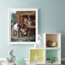 Goat Rabbit Oil Paint By Numbers Kit DIY Acrylic Painting on Canvas (B1481)
