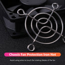 5pcs PC Case Fan Grills Computer Cooling Fan Finger Guard Protector (50mm) Newly