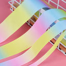 Colors  Children Hair Clip Accessories Handmade Grosgrain Rainbow Ribbon