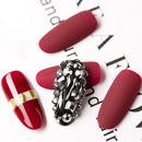 Colorful Glitter Glass Flatback Rhinestone Bottom Crystal Nail Art Rhinestones