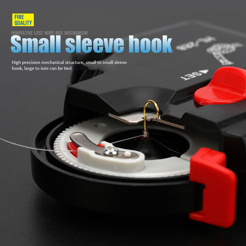 Portable Automatic Fishing Hook Tie Knot Line Tying Fishing Device (Green) Newly