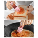 Portable Press Silicone Oil Bottle Brush Storage Cover Kitchen Tool (Pink)