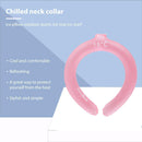 Neck Cooling Tube - Cooling Neck Wraps / Relief for Hot Flashes (Pink)