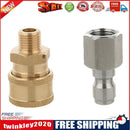 Pressure Washer Adapter Set 1/4 inch Quick Disconnect Kit G1/4 to 1/4 QC