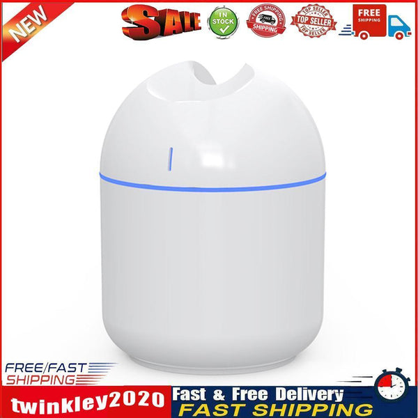 2 Modes Mist Spraying Air Humidifier Aroma Essential Oil Diffuser (White) Newly