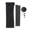 Aluminum Alloy Mobile Tripod Adjustable Tripod Kit Telescopic for Outdoor Travel