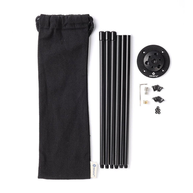 Aluminum Alloy Mobile Tripod Adjustable Tripod Kit Telescopic for Outdoor Travel