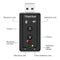7.1 External PC USB Sound Card 3.5mm AUX Headphone Microphone Audio Adapter