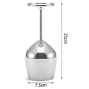 500mL Stainless Steel Juice Goblet Drum Shape Red Wine Cup (Bright Light)