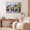 Oil Paint By Numbers Vase Purple Flower Frameless Picture Craft Kit for Home
