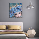 Handmade DIY Full Round Drill Diamond Painting 5D big eyes girl Poster Newly