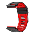 Silicone Strap Bracelet Watch Band for Garmin Forerunner 920XT (Black Red) Newly