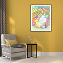 5D Diamond Painting Kit DIY Easter Bunny Eggs Full Square Drill Home Decorations