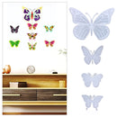 Butterfly Silicone Molds - Mini Home Hanging Decor Keychain Molds (White) Newly