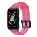 Strap for HUAWEI HONOR Band 6 TPU Wristband Replacement Belt (Rose Red) Newly