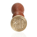 Sealing Wax Classic Initial Wax Seal Stamp Alphabet Letter R Retro Wood Newly