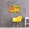 Home Weatherproof Retro Chic Three Child Sign Iron Painting Wall Art Drawing