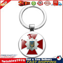 Ukraine Keychain Trinkets Ukrainian Charm Key Rings Bag Car Pendant (1) Newly