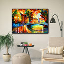 DIY Rainy Night Paper Puzzles 1000pcs for Adults Kids Jigsaw Picture Toys