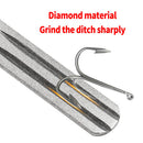 Outdoor Double Groove Fishing Hook Sharpening Hone Grinding Sharpener Tools