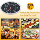 BBQ Grill Lid Thermometer Heat Indicator Replacement for Grill Master Nexgrills