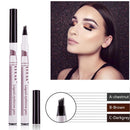Waterproof Long Lasting Sketch Drawing Tattoo Liquid Eyebrow Pencil (Grey)
