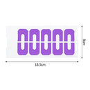 10pcs U-Shaped Nail Stickers Spill-Proof Nail Polish Protector (Purple)