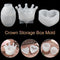 Epoxy Handmade Tools Crown Storage Box Molds Crystal Glue Silicone Mould