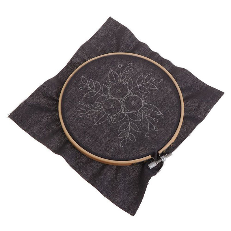 Embroidery Cross Stitch Kit Plant Flower Embroidery Set Needlework Tools
