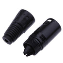 ALLOYSEED 1 Pair XLR 3-Pin Female Jack/Male Male Male Audio Microphone MIC Aud