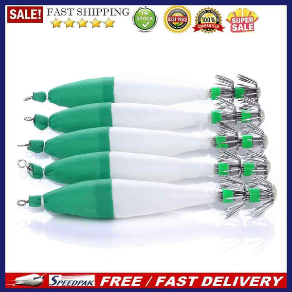 Luminous Double-Layer Cuttlefish Hooks Fishing Octopus Jig Hook Bait Accessor