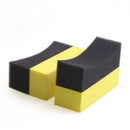 10pcs Car Wheel Tyre Waxing Cleaning Sponge Brush Pad Applicator Tire P4G7