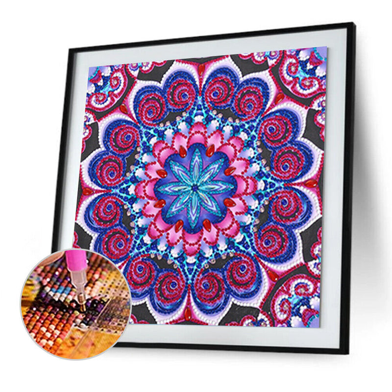 5D DIY Part Special Shaped Drill Diamond Painting Luminous Flowers (DZ551) Newly