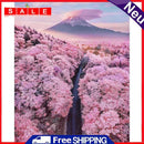 Full Round Drill Diamond Painting Cherry Blossom 5D DIY Mosaic Handmade Wall Art