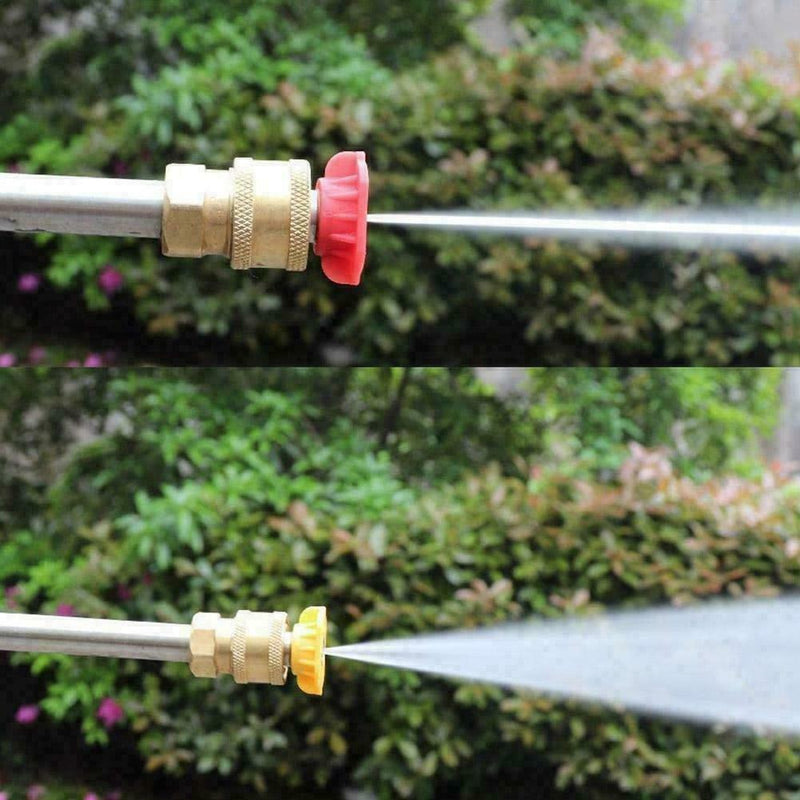 5 pcs Pressure Washer Spray Tips Nozzles High Power Kit Set 1/4" C8T5 Quick W1P2