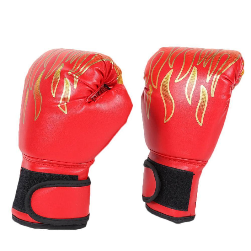 2pcs Kids Muay Thai Karate Punching Flame Gloves Boxing Training Fighting G
